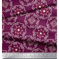 thumbnail image 2 of Soimoi Rayon Fabric Damask Ethnic Print Fabric by Yard 56 Inch Wide, 2 of 3