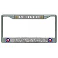 thumbnail image 1 of Retired Royal Canadian Air Force Chrome License Plate Frame, 1 of 1