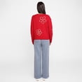 thumbnail image 2 of Devoted Women's Embroidered Crew Neck Sweater, Sizes XS-XL, 2 of 4