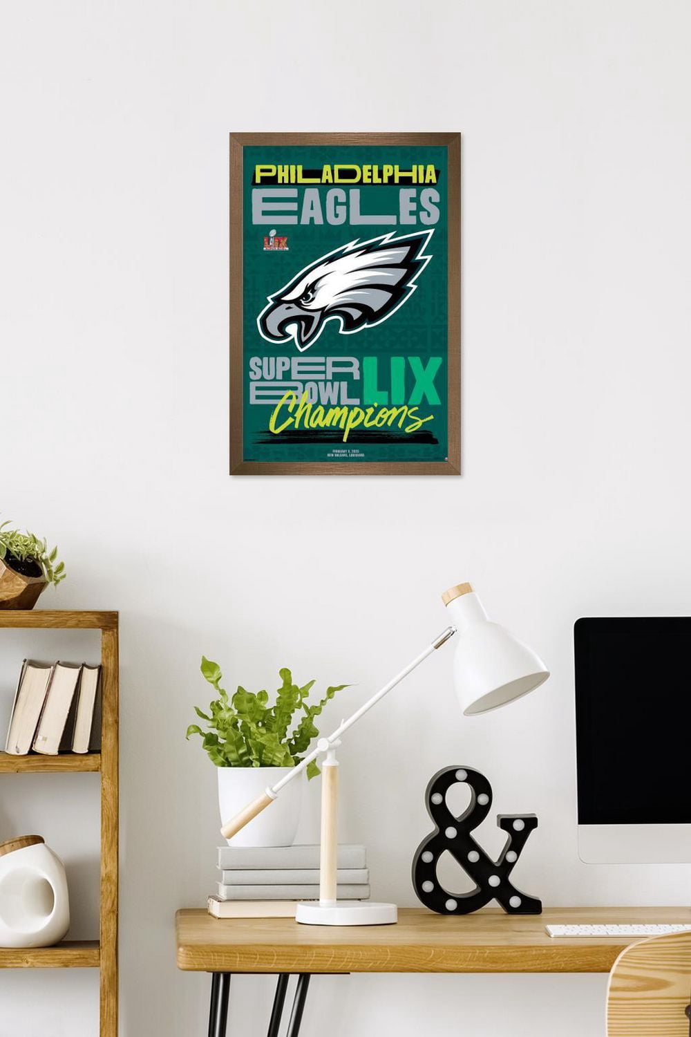 NFL Philadelphia Eagles - Super Bowl LIX Team Logo Wall Poster