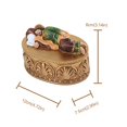 thumbnail image 2 of Binwennn Jasmine Ornament St Sleeping Statue Figurine Small Jewelry Display, 2 of 7