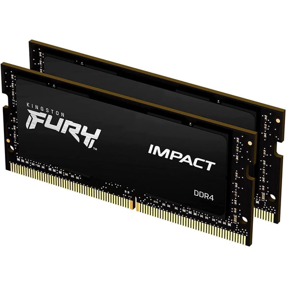 Kingston Fury Impact 16GB 3200MHz DDR4 SO-DIMM Dual Memory Kit (2 x 8GB) (KF432S20IBK2/16)