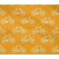 thumbnail image 4 of oneOone Cotton Flex Fabric Dot & Bicycle Block Print Fabric BTY 40 Inch Wide, 4 of 4