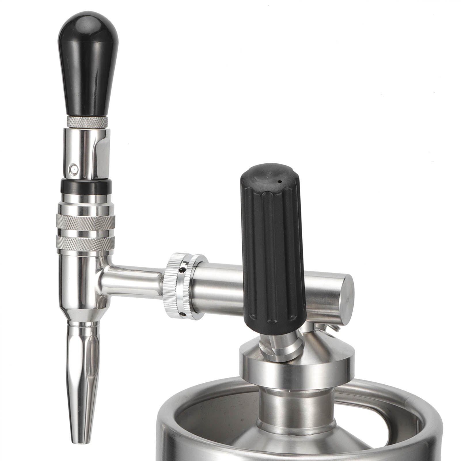 Cold Brew Coffee Maker, Stainless Steel Keg Nitrogen Coffee Machine Dispenser System Kit, Home Brew Coffee Keg