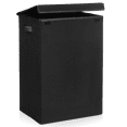 thumbnail image 2 of Bouclair Black Foldable Hamper Large, 2 of 5