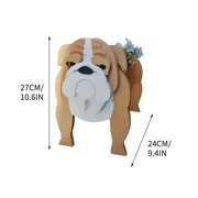 Pots for Plants Dog Flower Pot Planter Cute Pvc Herb Garden Dog Flower Pot Indoor/Outdoor Plant Dog Flower Pot Pet Flower Pot Great Pet Lovers Flower Pots Outdoor