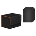 thumbnail image 3 of Boîte pour Jeu de Cartes avec Fermeture Contenant de Cartes de Collection Porte-Cartes Noir Orange, 3 of 8