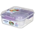 thumbnail image 2 of Sistema Bento Box To Go Lunch Box with Yogurt Container, 1.25 L, Colour May Vary, 1 Pack, 2 of 6
