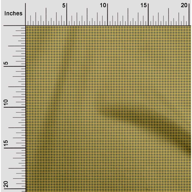 oneOone Viscose Chiffon Fabric Gingham Check Decor Fabric Printed BTY 42 Inch Wide