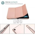 thumbnail image 3 of Smart Case for iPad Pro 11 Inch Case M4 2024(Model: A2836/A2837/A3006), Slim Folio Stand Hard Back Shell Protective Tablet Cover for 5th Generation iPad Pro 11" M4 2024 - Rose Gold, 3 of 5