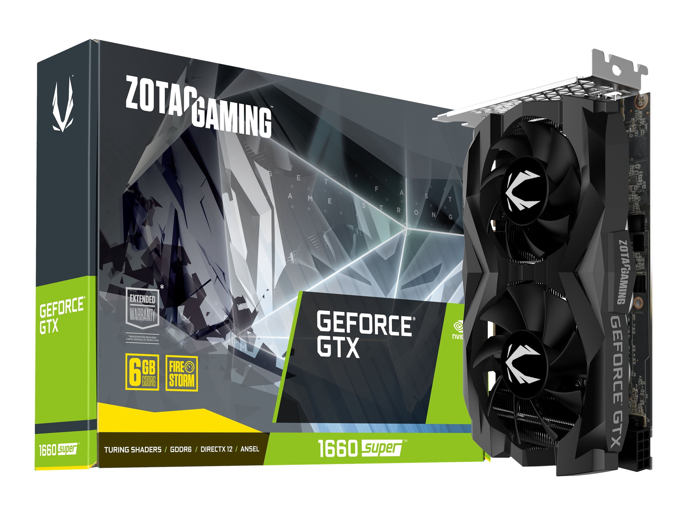 PCパーツ ZOTAC GAMING GeForce GTX 1660 SUPER ZOTAC GAMING GeForce GTX 1660 SUPER Twin Fan - Graphics card - GF