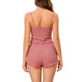 thumbnail image 3 of INSPIRE CHIC Ensembles de Pyjama pour Femmes Camisoles en Tricot avec Shorts 2 Pcs Tenue de Détente Vêtements de Nuit TP Rose, 3 of 6