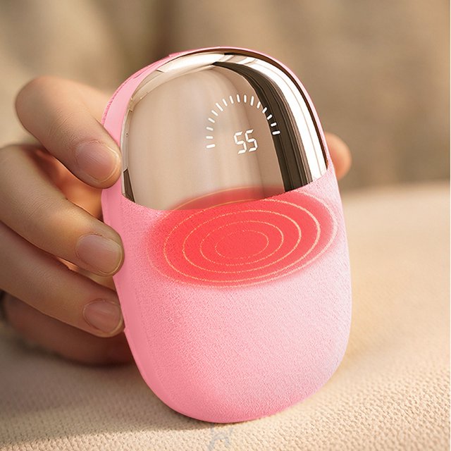 Intelligent Digital Display Hand Warmer--1 Three Temperature Heating Portable Rechargeable Warmer Hand Warmer