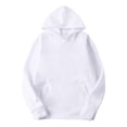 thumbnail image 1 of Women's Slim Pullover Hoodies - Artificial Short Velvet Sweaters, Long Sleeve with Pockets, Suitable for Winter and Fall, 95% Polyester, Multiple Sizes, 1 of 5