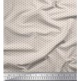 thumbnail image 1 of Soimoi Georgette Viscose Fabric Dot & Floral Small Printed Fabric 1 Yard 42 Inch Wide, 1 of 3