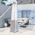 thumbnail image 3 of Paramount Flame Patio Heater, Grey and Silver, 3 of 6