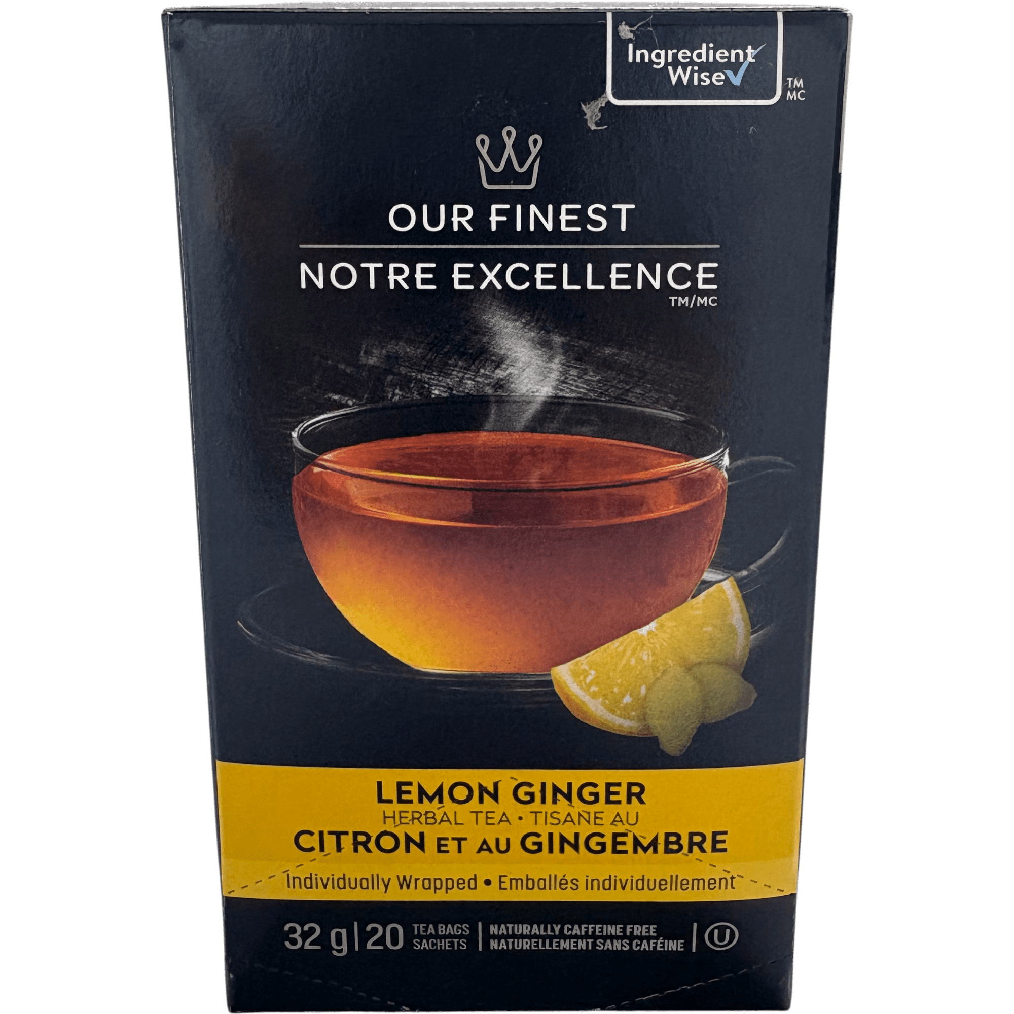 Our Finest Lemon Ginger Herbal Tea - Walmart.ca
