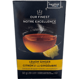 Our Finest Lemon Ginger Herbal Tea