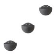 thumbnail image 2 of Youkk Easy To Install Double-layer Plastic Flowerpot For Walls Drainage Flower Pot Grey 3Set, 2 of 6