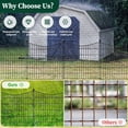 thumbnail image 3 of Panels Decorative Garden Fence with Gate Dog Fence Outdoor for Yard Animal Barrier Fence No Dig Rustproof Metal Garden Edging Fence and Borders Temporary Fenc, 3 of 6