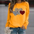 thumbnail image 1 of Chandail à Manches Longues Imprimé Amour pour Femmes, Blouse Ample, 1 of 3