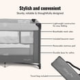 thumbnail image 3 of Dream On Me Zazzy Portable Play yard with Bassinet, 3 of 7
