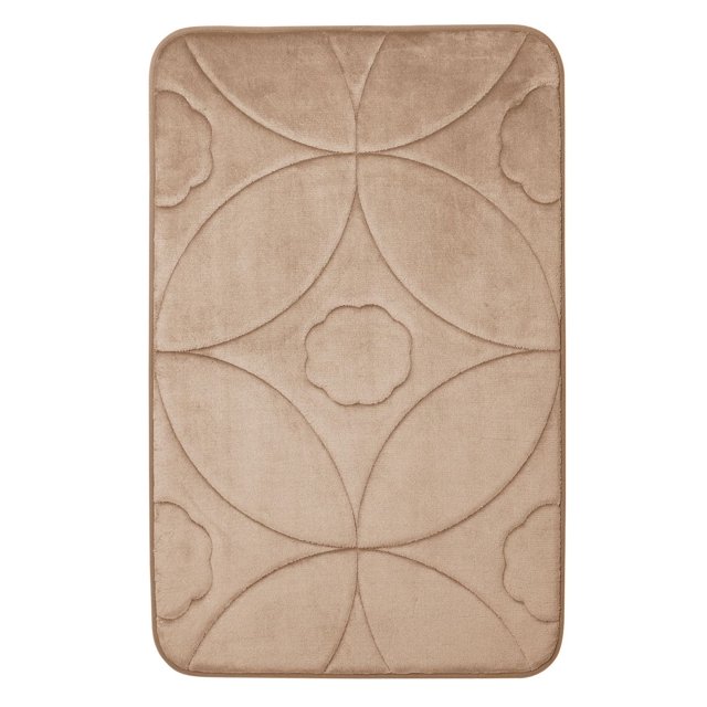 Tapis de bain en mousse viscoélastique - Motif en accolade