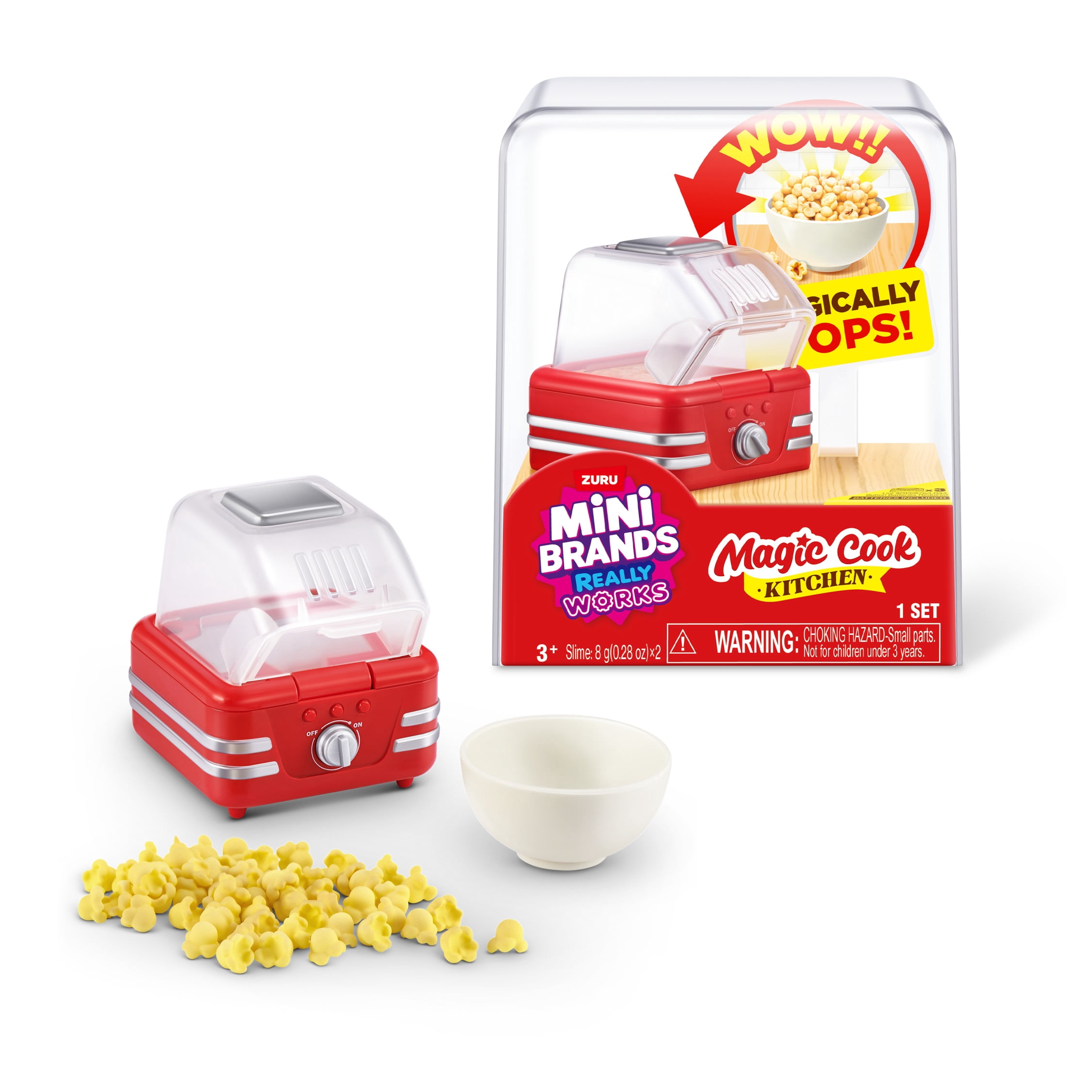 Mini Brands Really Works Magic Cook Kitchen Capsule Series 1 (Popcorn Machine) de ZURU.