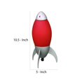 thumbnail image 5 of Benzara BM240954 Kid Table Lamp with Rocket Design Silhouette, Red, 5 of 5