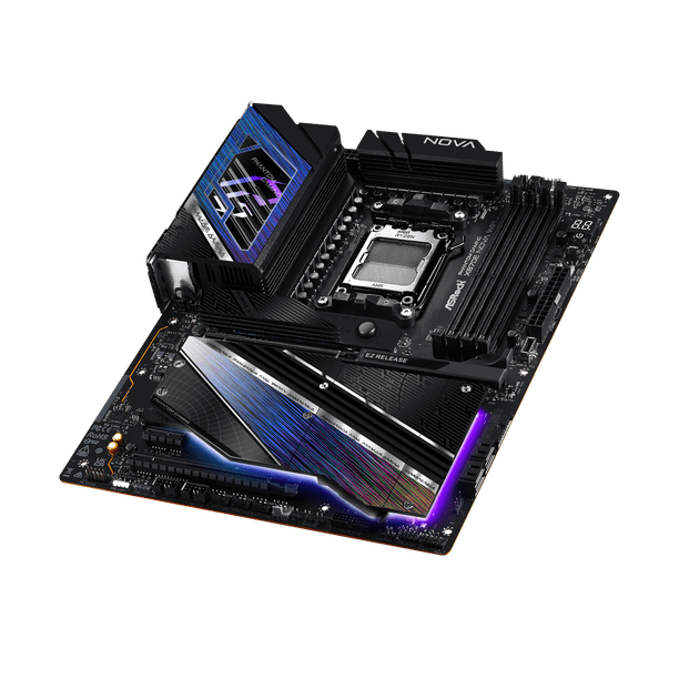 マザーボード Asrock phantom Gaming NOVA wifi x870e ASRock X870E NOVA WIFI AM5 AMD X870E SATA 6Gb/s ATX Motherboard