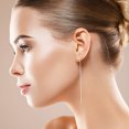 thumbnail image 2 of TopLLC Ear Clip Shiny Alphabet Earrings,26-letter Simples Bark Design Ear Chain Auricular chain, 2 of 4