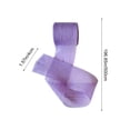 thumbnail image 3 of Fridja New Home Essentials Threaded Glitter Ribbon Chiffon Crinkle Satin Bow Gift Box Bouquet Wedding Card Newlywed Ribbon Decoration Gift Wrapping Ribbon, 3 of 6
