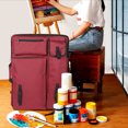 thumbnail image 4 of Large 4K Waterproof Drawing Board Carrying Bag,  Fabric, Lightweight, Portable with Large Pocket Storage, Adjustable Strap Buckle for Different Heights, 4 of 8