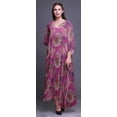 thumbnail image 2 of Bimba Kaftan Floral pour Femmes, Tenue d'Intérieur de Vacances, Robe Maxi, Couvre-Maillot de Plage - 4X-5X, 2 of 5