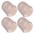 thumbnail image 1 of 4pcs Guitar Playing Left Hand Fingertip Protector Ukulele Guitar Fingertip Silicone Protective Cover, 1 of 8