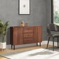 thumbnail image 4 of HOMCOM Kitchen Sideboard with 2 Cabinets 3 Drawers Buffet Table, 4 of 10