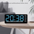 thumbnail image 4 of Alarm Clock under $5! CQCYD Digital Alarm Clock, Multi-Functional LED Clock with Date Temperature, Battery or Electric Powered, Bedside Desk Clock, 4 of 6