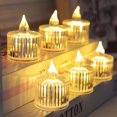 thumbnail image 2 of Birdeem Projection Electronic Candle Lamp Christmas Decoration Simulation Candle Lamp Led Flameless Small Tea Candle Lamp, 2 of 12