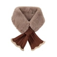 thumbnail image 2 of Horkkom Neck Gaiters for Men Winter Color Block Scarf With Warmth And Protection Thick Scarves, 2 of 4