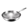 thumbnail image 1 of TI Titanium Wok Pure Titanium Non Coated Non Stick Frying Pan with Fish Scale Pattern Compatible with Induction Cooker for Home Cooking, 1 of 8