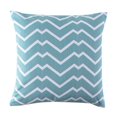thumbnail image 1 of Outdoor Square Cushion 18in - Aqua ZigZag, 1 of 3