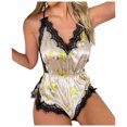 thumbnail image 1 of jovatis Femmes Combinaisons Casual Mode Femmes Sangle Dentelle Imprimée Combinaison Sexy Confortable Dos Nu Combinaison, 1 of 8