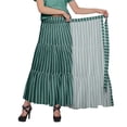 thumbnail image 2 of Moomaya Jupe Longue Imprimée pour Femmes Style Portefeuille Grande Taille Jupe Maxi à 3 Niveaux, 2 of 6