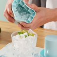 thumbnail image 3 of Cylinder Silicone Ice Cube Mold  New 3D Ice Cubes Maker  Decompress Ice Lattice  Press-Type Easy-Release Ice Cup, 3 of 7