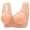 Beige, variant on biudgviw Wireless Bras for Women Comfort Front Closure Full Figure High Support Lift Push up Bralettes Soft Everyday Bras