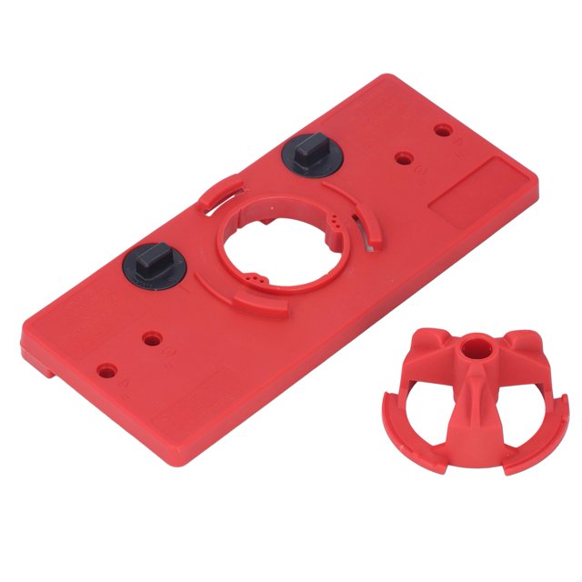 35mm Concealed Hinge Jig Boring Hole Drill Guide Cutter Bit Set, Hinge Hole Saw Jig Drilling Guide Cutter Bit Set Woodworking Punching Boring Locator for Cabinet Door Installation