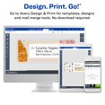 thumbnail image 4 of Avery White Laser Labels for Color Printing, 3 x 3-3/4 Label, 150 per Pack (6874), 4 of 5
