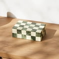 thumbnail image 2 of Anko Green Check Decor Box, 2 of 4