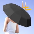 thumbnail image 1 of Meitianfacai Folding Travel Windproof 12 Ribs Automatic Reverse Umbrellas, 1 of 4