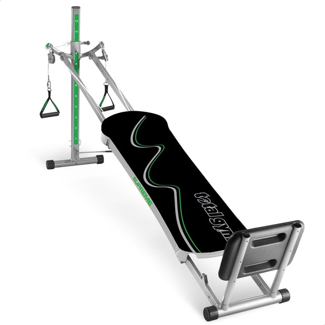 Total Gym APEX Indoor Full Body Training Home Gym Machine w/ Accessories